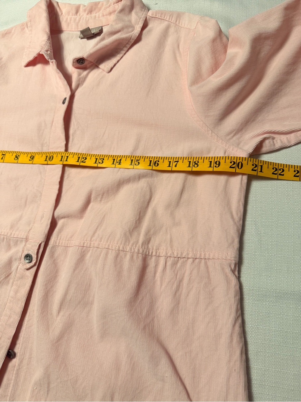 J. Jill Soft Pink Button-Front Tunic Blouse - Picture 5 of 7